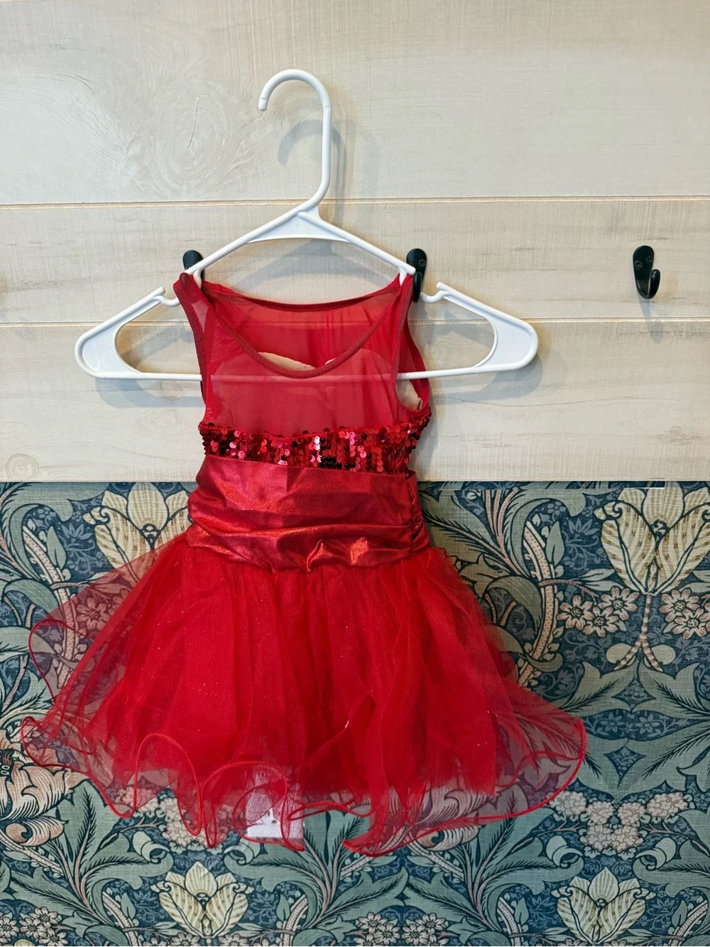 Weissman Get Your Sparkle On red sequin jazz tap dance costume